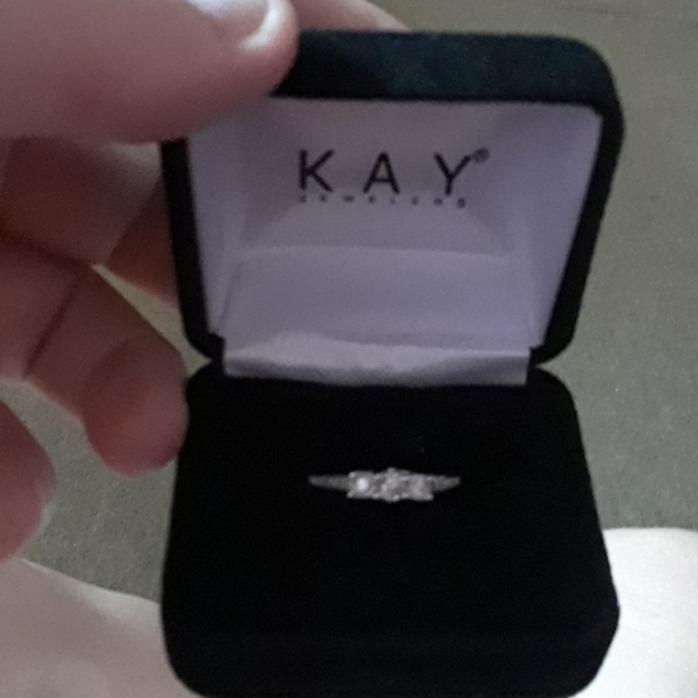 Sterling silver promise ring